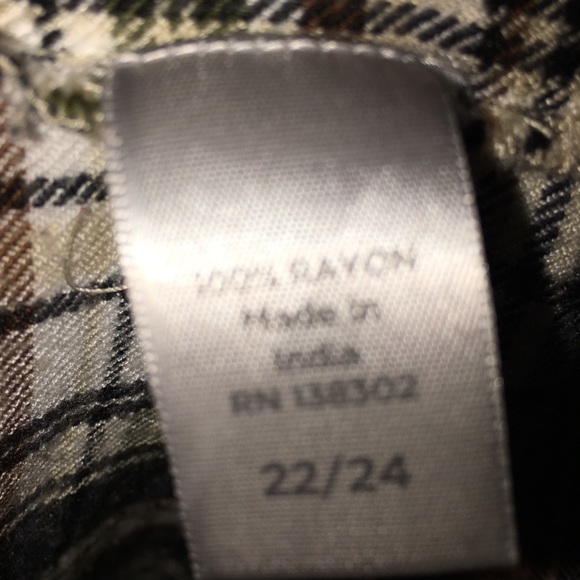 Avenue Women's Black/White/Flannel Shirt  22/24 - Picture 5 of 6